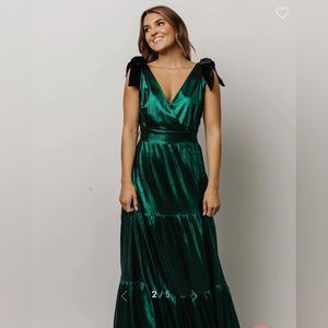 Baltic born emerald green Madilyn maxi dress